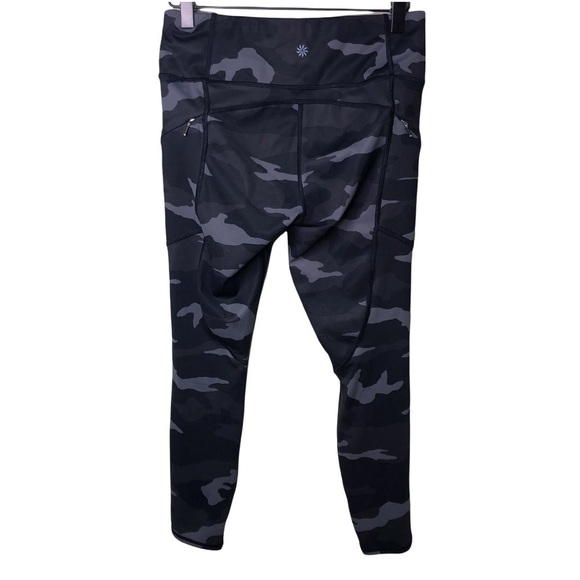 Athleta Contender 7/8 Tight Leggings Gray Camo Print Size Small Athletic 405480 - Picture 6 of 12